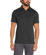 Banana Republic Mens Polo Black Shirt Luxe Short Sleeve Stretch Moisture... - $55.08 CAD
