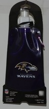 NFL Licensed Baltimore Ravens Reusable Foldable Water Bottle image 1