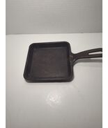 Vintage LODGE 5.5&quot; Square Cast Iron SKILLET Fry Pan 5WS - Uses- Sandwich... - $22.23 CAD