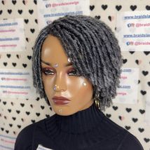Short Faux Locs Dreadlock Synthetic Afro Twist Braided Wigs For Black Wo... - $75.00