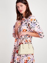 NWB Kate Spade Knott Mini Satchel Ivory White Leather Cream PXR00438 Gift Bag FS - £105.59 GBP