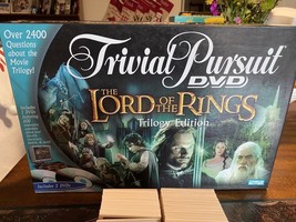 The Lord Of The Rings Trilogy Edition Trivial Pursuit DVD Board Game complete - £17.06 GBP