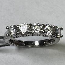 VN 925 Sterling Ring W/ Cubic Zirconia Sz 7 Vtg - $24.74