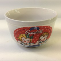 Campbell’s Kids 2000 Millennium Houston Harvest White Soup Bowl Cup - £11.69 GBP