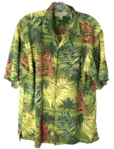 Tommy Bahama Men&#39;s 100% Silk Hawaiian Button Up Shirt Sz Medium Tropical... - $24.70