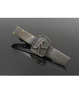 925 Sterling Silver - Vintage Oxidized Tennis Player Detail Tie Clip - T... - €30,04 EUR