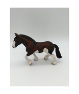 2015 SCHLEICH D-73527 Horse, Clydesdale Brown/White Braided Mane Red Bows - $19.09 CAD