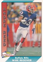 1991 Pacific Andre Reed Football Trading Card #27 Buffalo Bills - £1.57 GBP