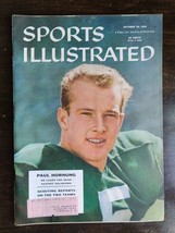 Sports Illustrated October 29, 1956 Paul Hornung Notre Dame First Cover RC 922 - £39.10 GBP