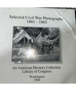 Selected Civil War Photos 1861-1865 American Memory Collection CD - £11.48 GBP