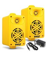 PyleHome PDWRBT36YL 3.5&quot; 2-Way Wireless Bluetooth Speaker System (Yellow) - $36.50 CAD