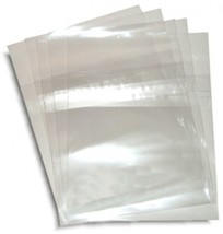 100-Pak =Resealable= Plastic Wrap 5&quot; X 5&quot; Sleeves For Cd/Dvd Without Jew... - £14.93 GBP
