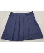 Eddie Bauer School Mini Skort With Liner Women Size 14 Navy Pleated Buck... - $395.97 MXN