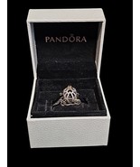 Pandora Disney Authentic Cinderella&#39;s Pumpkin Coach SS/14K/CZ Charm 7915... - $1,386.56 MXN