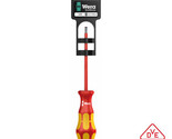 Wera Screwdriver: VDE Insulated Slotted 0.8x4x100 mm (On Hang-Tag) - £70.50 GBP