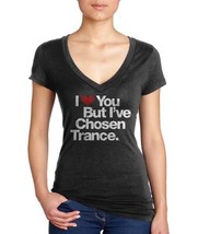 I Love You But i &#39; Ve Chosen Trance Nero Scollo A V Taglia:L - £12.01 GBP