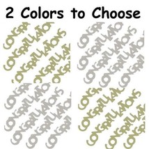 Confetti Word Congratulations - 2 Colors to Choose 14 gms bag FREE SHIPPING - £3.17 GBP+
