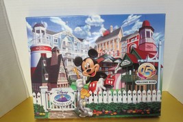 Disney Vacation Club 15th Anniversary Commemorative Giclee Print On Canvas Board - £15.78 GBP