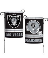 LAS VEGAS RAIDERS 2-SIDED 12&quot;x18&quot; GARDEN FLAG NEW &amp; OFFICIALLY LICENSED - £7.60 GBP
