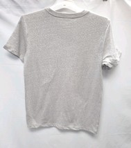 Boys' Medium (8/10) Heathered Light Gray Short Sleeve Soft Cotton Tee Cat&Jack  image 3