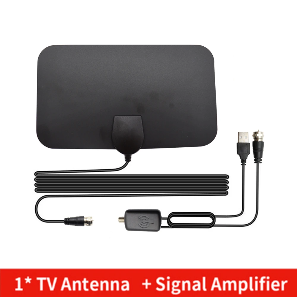 TV Antenna 4K 25DB High Gain HD TV DTV Box Digital EU  3000 Miles Booster Active - £93.53 GBP