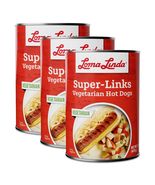 Loma Linda - Super Links (15oz) (3 Pack) Plant-Based Vegetarian Hot Dog - £23.55 GBP