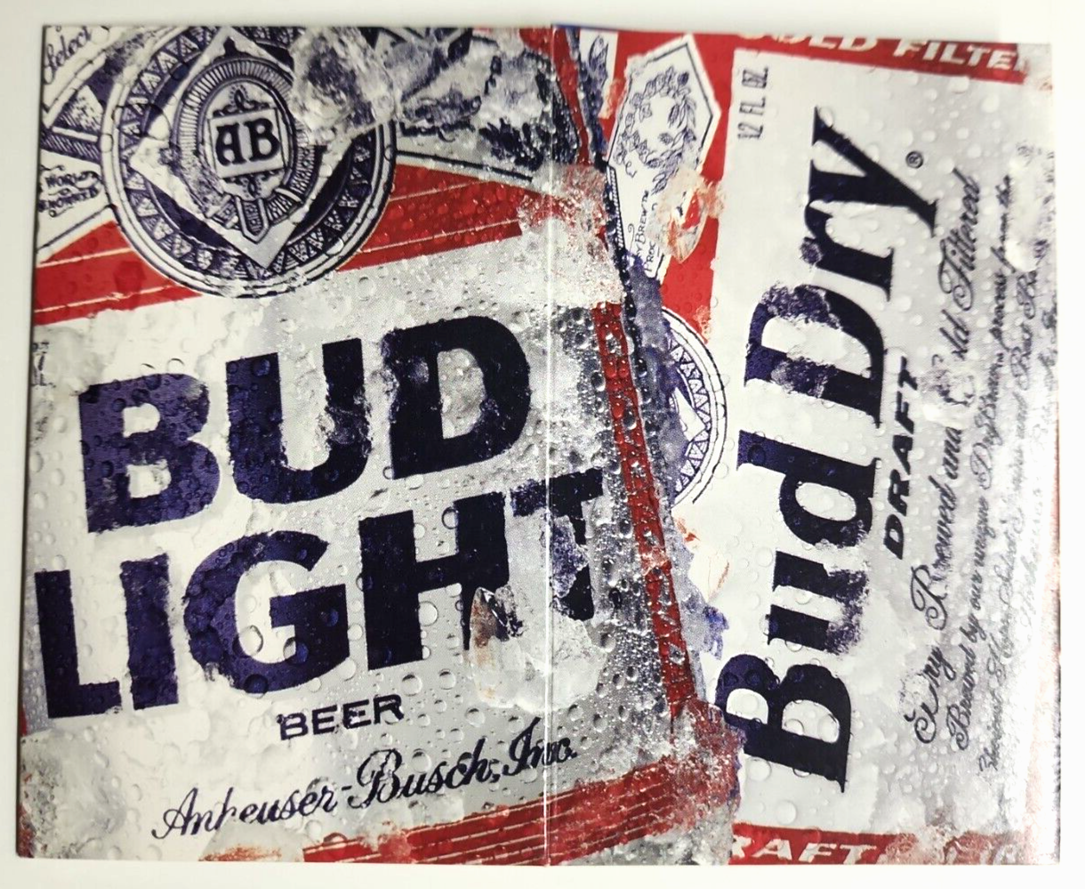 1993 Anheuser Busch Brewery Promo Tavern Tabletop Sign Bud Dry 6" x 5" PB58 - $12.99