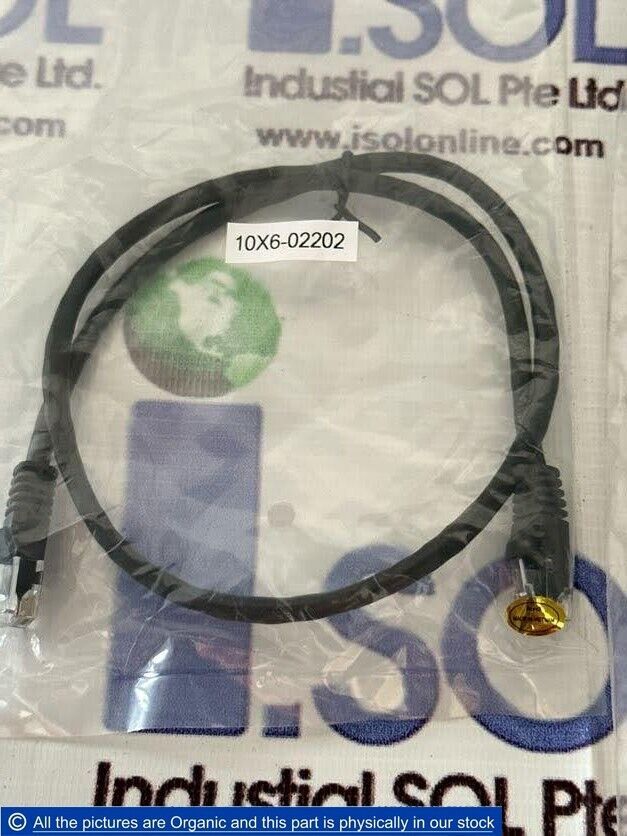 Cat5e Black Ethernet Patch Cable Molded for Industrial PLC and Panel NEW - $2.99