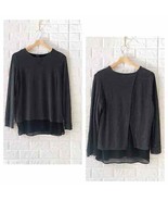 Robert Louis open back chiffon trimmed soft top - $36.66 CAD