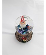 Gnome Water Snow Dome Having a Coffee Glitter Snow Domes - $12.19