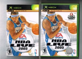 EA Sports NBA Live 2005 video Game Microsoft XBOX CIB - $19.40