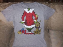 The Grinch Dr Seuss Men S Christmas T Shirt Max The Dog Xmas Short Sleev... - $19.79