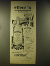 1946 Fleischmann&#39;s Gin Ad - 4 Reasons why Fleishmann&#39;s makes America&#39;s finest  - £14.65 GBP