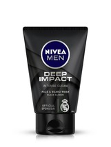 Nivea Men Deep Impact Intense Clean Face and Beard Wash - Black Carbon, ... - £18.33 GBP