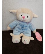 Walmart Dan Dee Children Of The World Easter Lamb Blue Plush Stuffed Ani... - £23.34 GBP