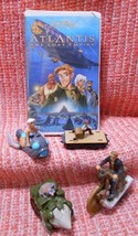 Lot: Atlantis Mc Donalds Happy Meal Toys PVC Figures + VHS Disney Movie,... - £20.87 GBP