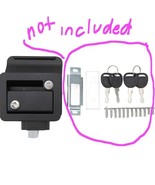 Fit For BLK RV Paddle Entry Door Lock Latch Handle Deadbolt Camper Cargo... - $21.74 CAD