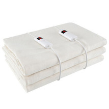 Machine Washable Electric Bed Warmer with Dual Controller 9 Heat Setting and 9-H - $131.49