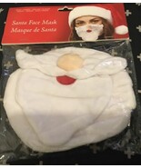 Christmas Holiday Xmas Basics Adult Santa Face Mask - $12.93 CAD