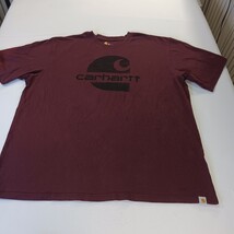 Carhartt Original Fit Men's Red Graphic Logo Short Sleeve T-Shirt Size 2XL image 10