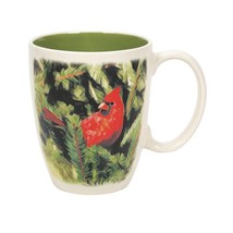 Caring Cardinals Mug Beautiful Soul Bereavement Sentiment Coffee  12 oz 4&quot; High - $15.83