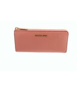 Wallet Michael Kors Jet Set Travel Large 3/4 Zip Wallet Peach - $59.40