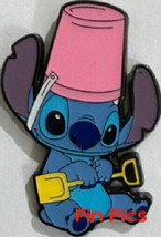 Disney Lilo &amp; Stitch Beach Pail Hat Stitch Mystery pin - £12.66 GBP