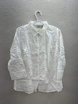 L.L. Bean Womens Shirt Size XL Classic White Button Up 3/4 Sleeve NWTs - $27.75