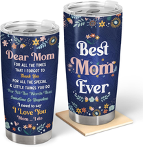 Mother&#39;s Day Gifts for Mom Her - Stainless Steel Tumbler 20Oz - Gifts for Women, - £37.96 GBP