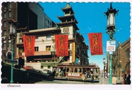 Postcard Chinatown Grant Avenue San Francisco California - $3.95