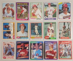 Philadelphia Phillies Lot of 15 MLB Baseball 1960&#39;s,70&#39;s,80&#39;s,90&#39;s Gary Matthews - $14.38