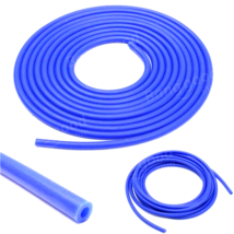 Blue Silicone Vacuum Hose 3mm ID x 7mm OD for Automotive Cooling - 12ft - £11.77 GBP