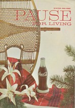 Pause for Living Winter 1964 1965 Vintage Coca Cola Booklet Christmas Ne... - $6.92