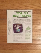 Vintage 1974 World's Best Salads & Salad Dressings Recipe Pack- unopened image 2